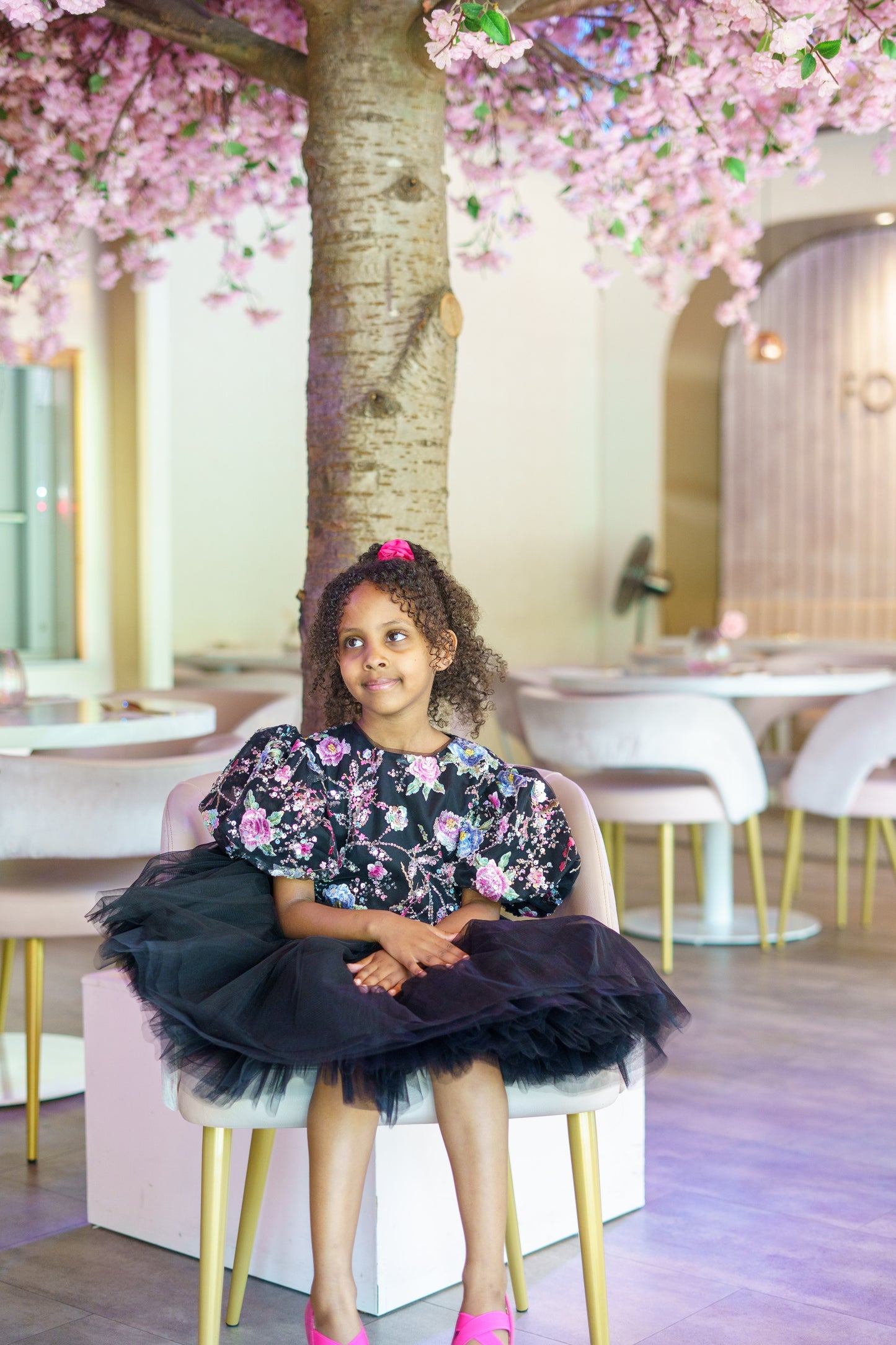 Midnight Rose Tulle Dress