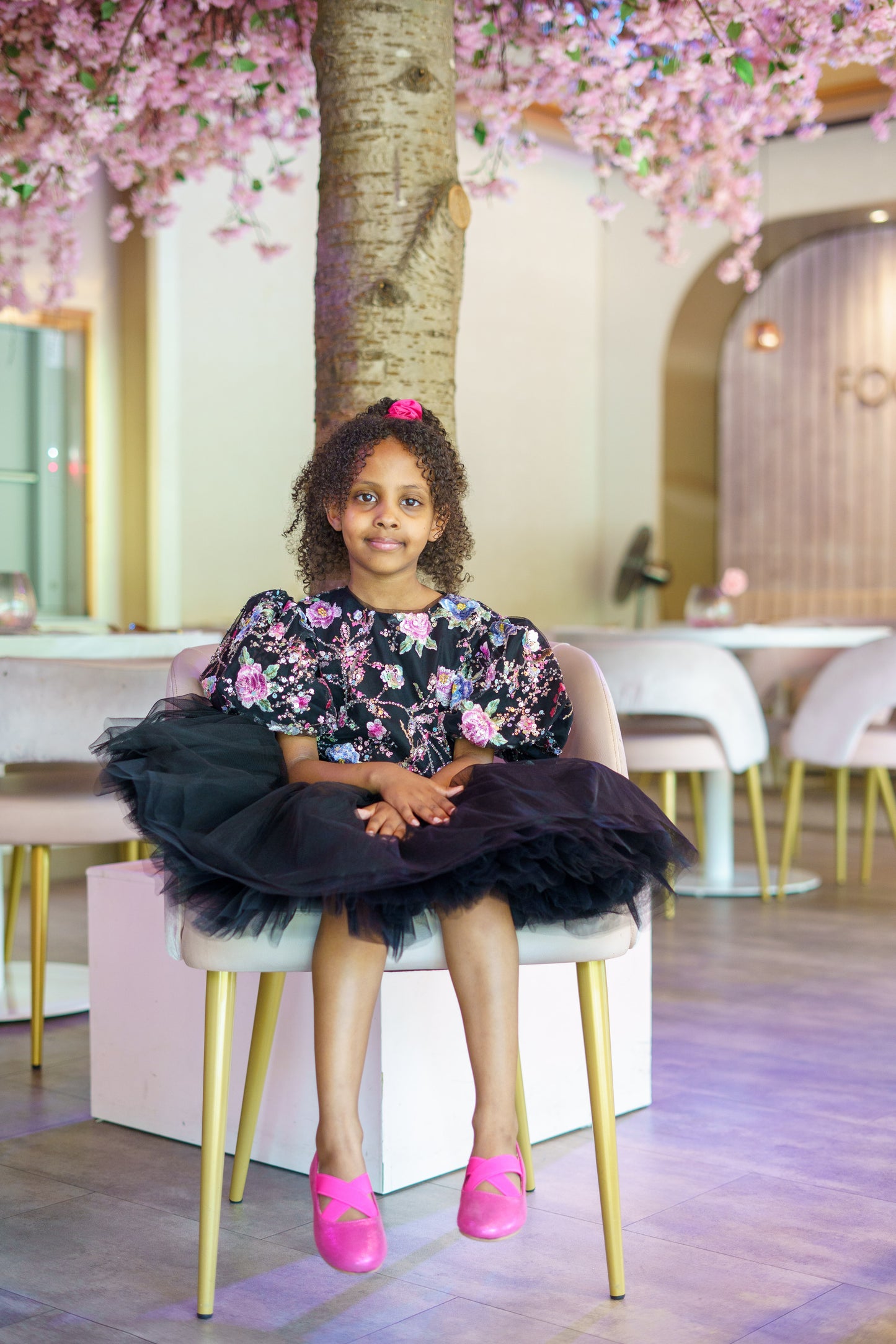 Midnight Rose Tulle Dress